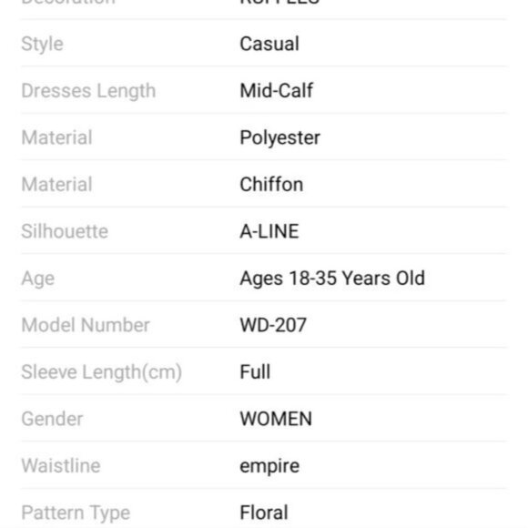 VINTAGE KOREAN FLORAL DRESS PRE FALL - Picture 6 of 10